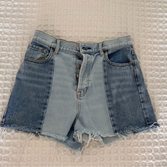 PacSun Pants - PacSun Two-Tone Blue Jean Shorts Size 29